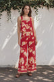 True Jumpsuit - Square Neckline Overall Jumpsuit in Varenna Print