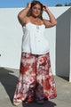 Tilly Top - Lace Sweetheart Neckline Cami with Adjustable Straps in White