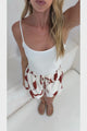Santorini Shorts - Elasticated Drawstring Waist Shorts in Oasis Print