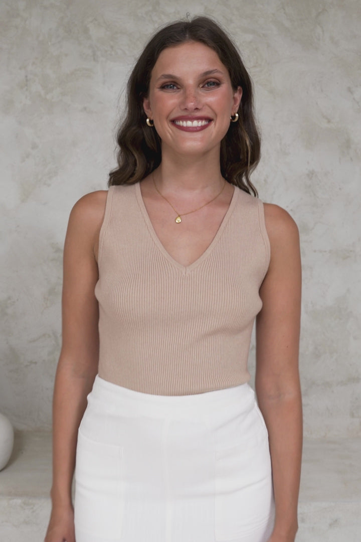 Tropicana Mini Skirt - High Waisted A-Line Skirt in White