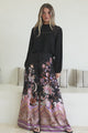 Charli Pants - Paper Bag High Waisted Wide Leg Pants in Zaria Print