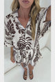 Robina Playsuit - Collared Button Down Front with Detatchable Waist Tie in Campbell Print