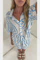 Collins Shorts - Elasticated Drawstring Waist Relaxed Shorts with Pockets in Spensley Print
