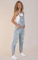 Aeryn Denim Overalls - Straight Leg Dungarees in Stone Wash Denim