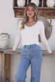 Cindy Wide Leg Jeans in Light Denim