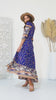 Jaase Tessa Royal Maxi Dress Floral Blue