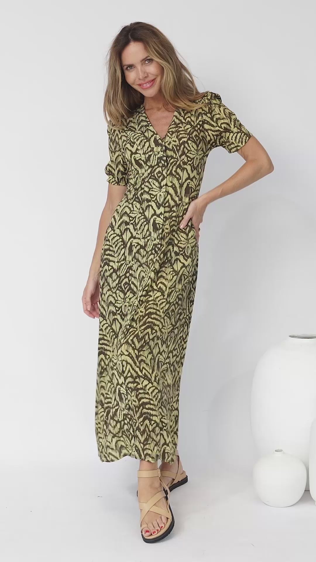 Sunkissed - Wilderness Clover Maxi Dress