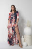 Jaase Night Romance Maxi Dress Floral Red Navy