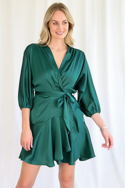 Derlah Mini Dress - Green