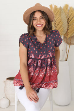 Ella - Dancing Daisy Top