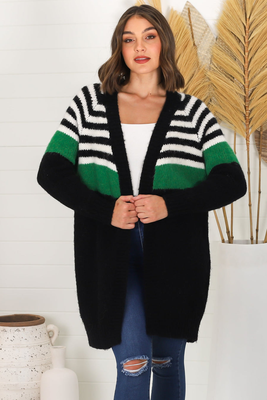 Black cosy clearance cardigan