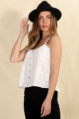 Hoian Crop Top - White