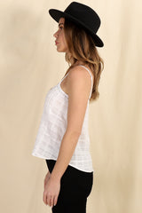 Hoian Crop Top - White