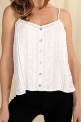 Hoian Crop Top - White