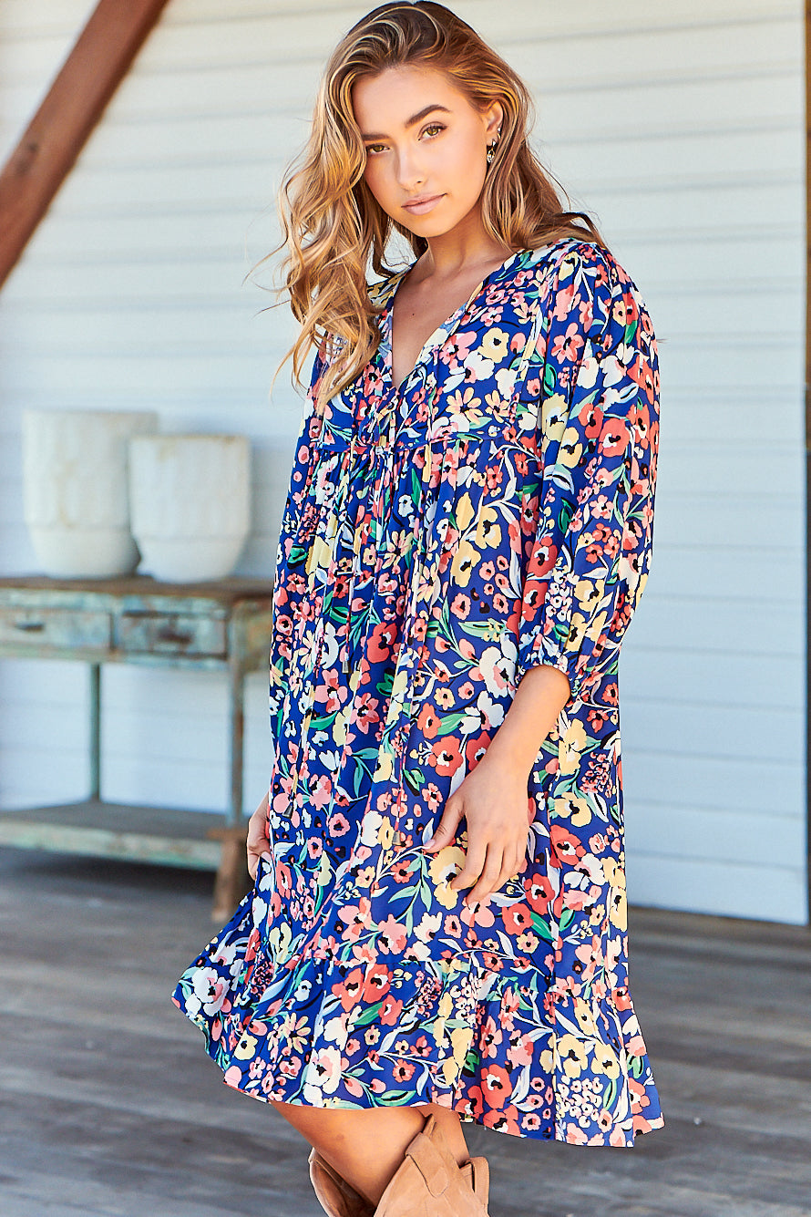 French - Carnation Mini Dress