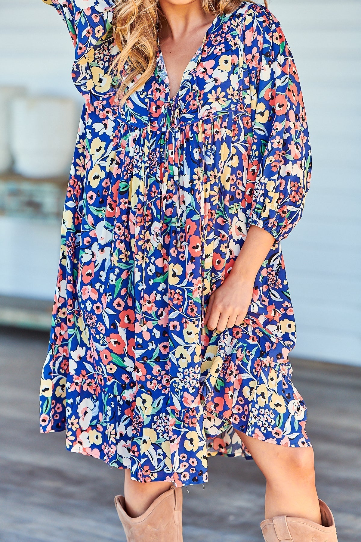 French - Carnation Mini Dress