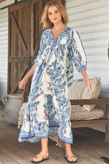 Paris - Sea Breeze Maxi Dress