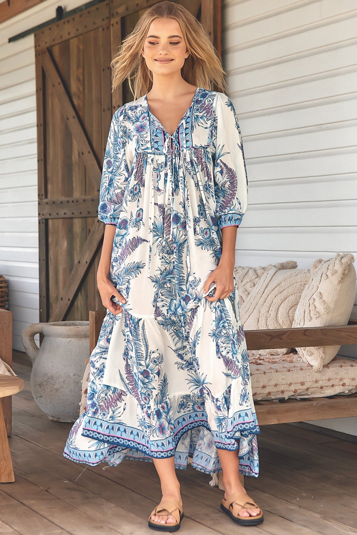 Paris - Sea Breeze Maxi Dress