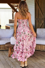 Samba - Pink Lotus Maxi Dress