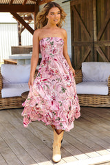 Samba - Pink Lotus Maxi Dress