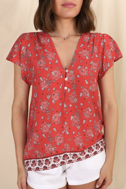 Tatiane - Franco Top - Red