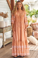 Blossom - Peachy Maxi Dress