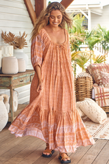 Blossom - Peachy Maxi Dress