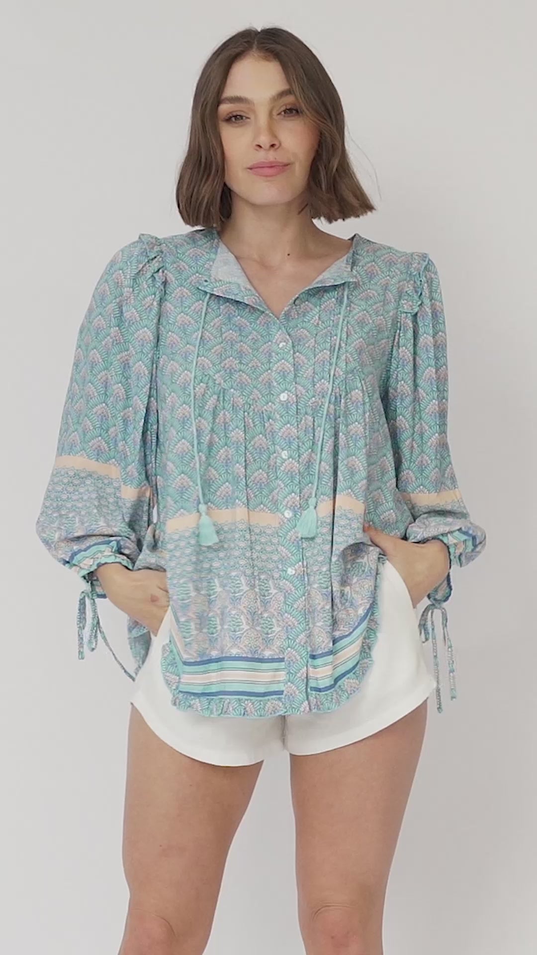 Aries - Sea Eden Blouse